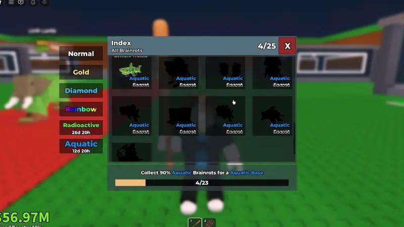 Fishing in Steal a brainrot: chances, fishing rods and what comes out