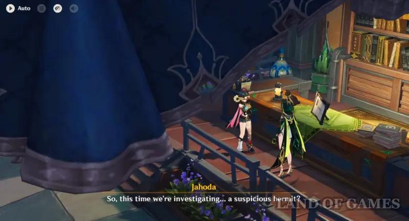 Strange hermit in Genshin Impact: where to find clues around the hut