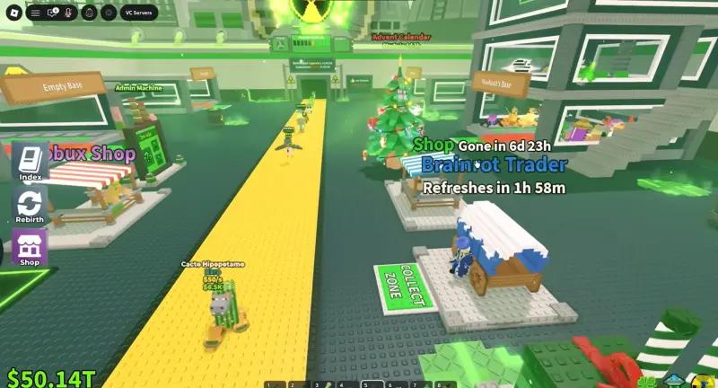 Admin machine in Steal Brainrot: all events and brainrots