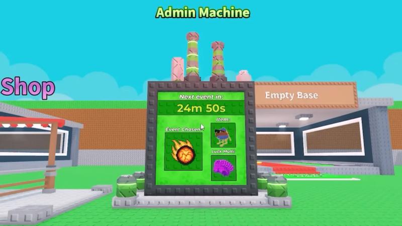 Admin machine in Steal Brainrot: all events and brainrots