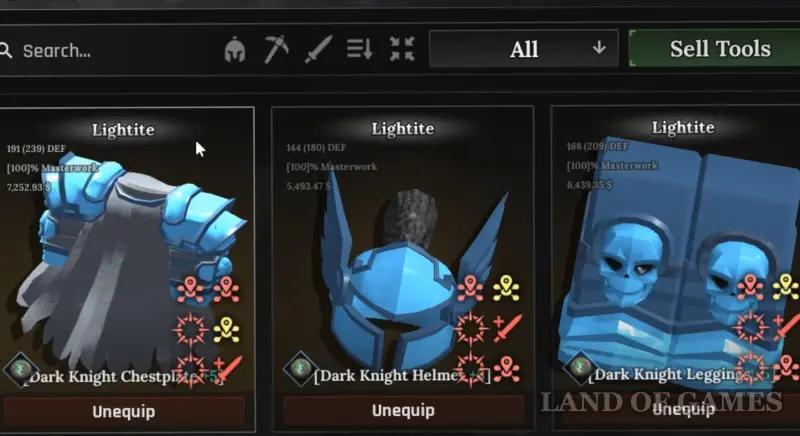 Armor in The Forge (Forging): how to craft and choose the best