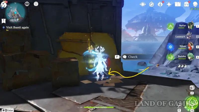 The man who threw away the past in Genshin Impact: how to return Ihanti's things