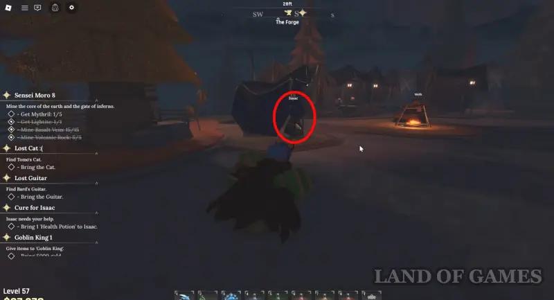 Medicine for Isaac in The Forge (Forging): where to find a health potion