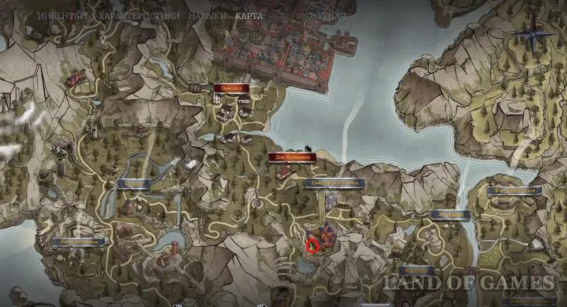 A real cartographer in Of Ash and Steel: where to find all the viewpoints