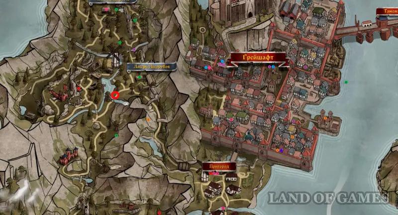 A real cartographer in Of Ash and Steel: where to find all the viewpoints