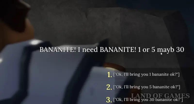 Monkey in The Forge (Forging): where to find bananaite