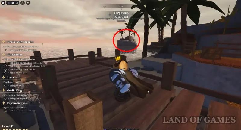 Monkey in The Forge (Forging): where to find bananaite