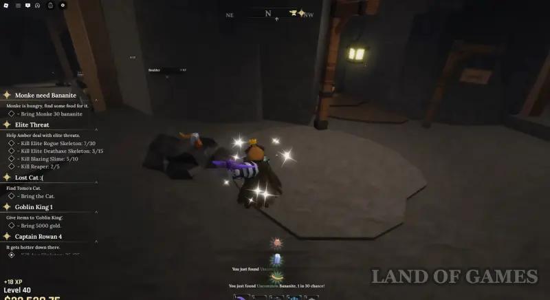 Monkey in The Forge (Forging): where to find bananaite