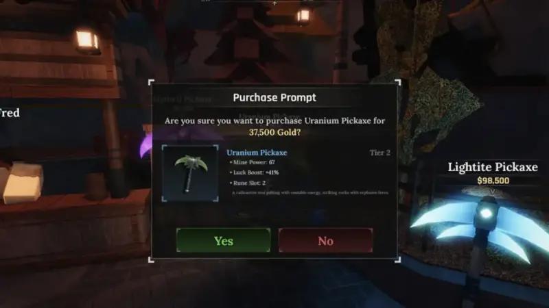 All pickaxes in The Forge (Forging): what they are and how to get the best one